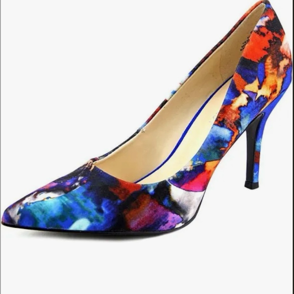 Nine West Multicolor “Flax” Heels